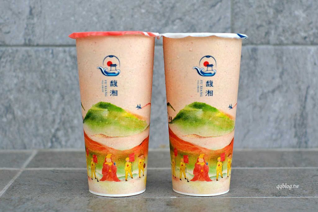 苗栗通宵︱白沙屯馥湘茶飲品．白沙屯在地手搖飲品牌，有自己的特色，每次來必買 @QQ的懶骨頭