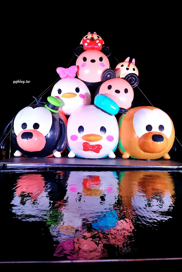 台南安平︱米奇與好朋友CHILL遊台南．15公尺高的超萌TsumTsum、米奇光球森林超可愛 @QQ的懶骨頭