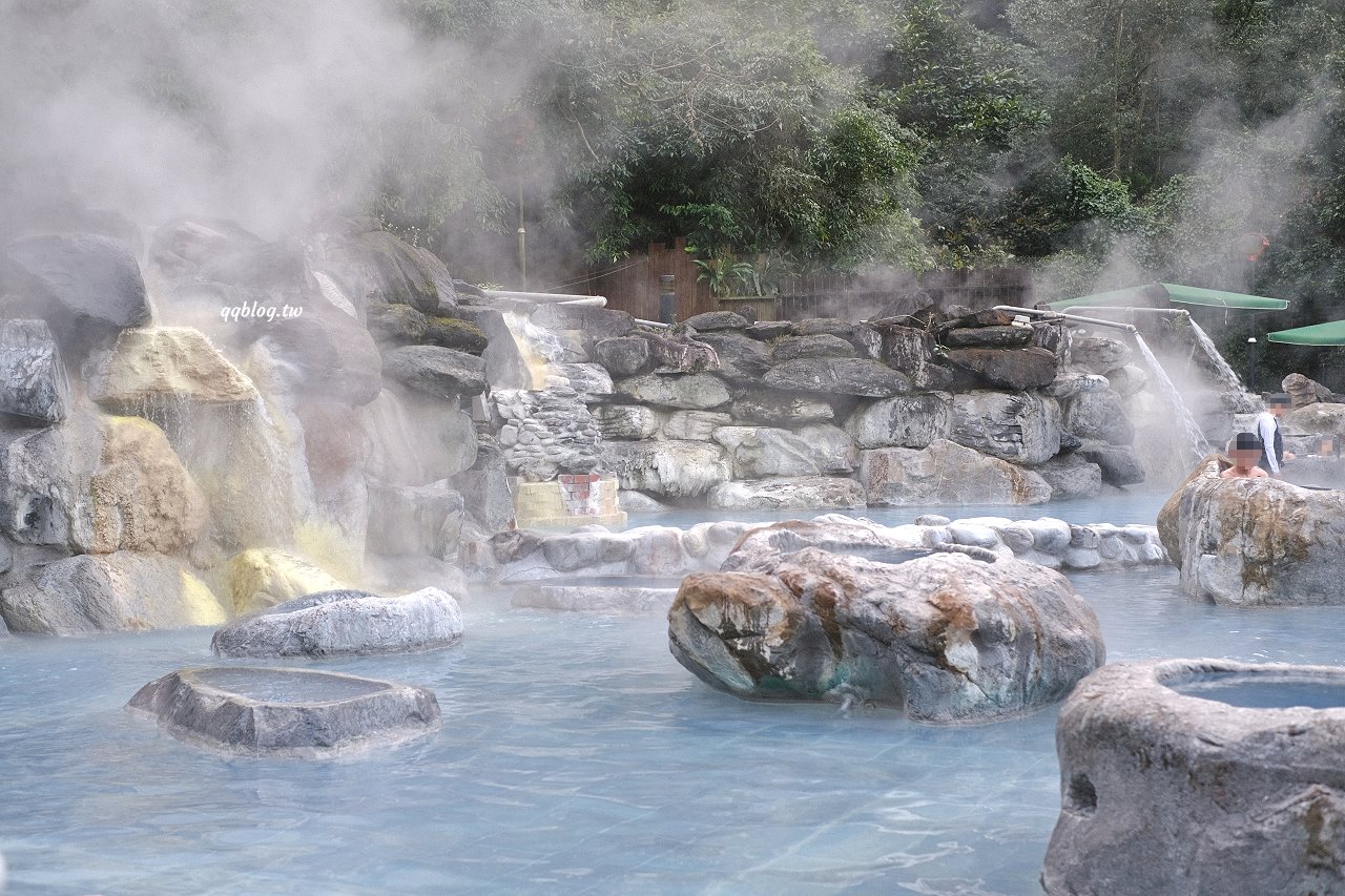 宜蘭大同︱鳩之澤溫泉．群山環繞絕美的岩石蛋溫泉，藍色泉水超夢幻 @QQ的懶骨頭
