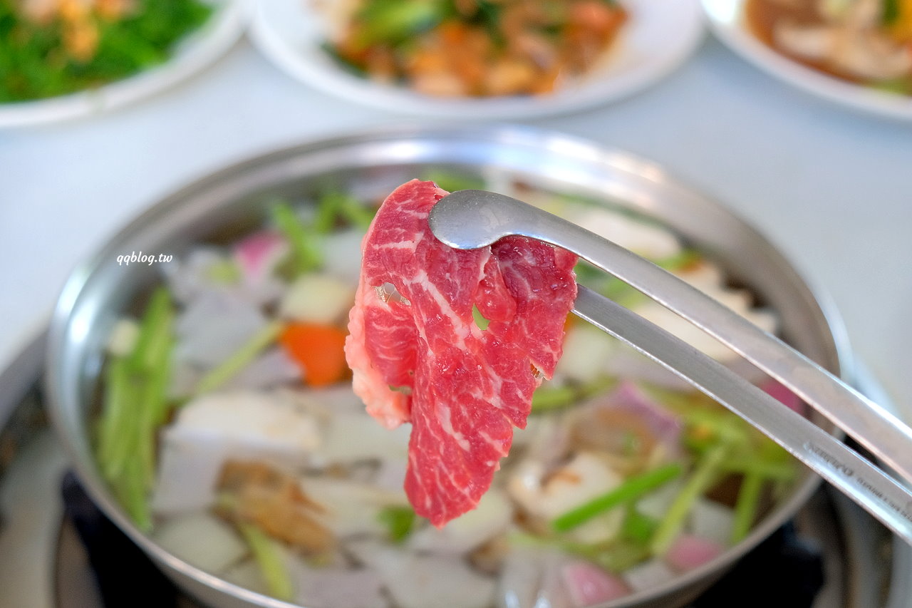 台中東勢︱檳園食坊．平價美味的客家菜餐廳，推清燙溫體牛肉火鍋 @QQ的懶骨頭