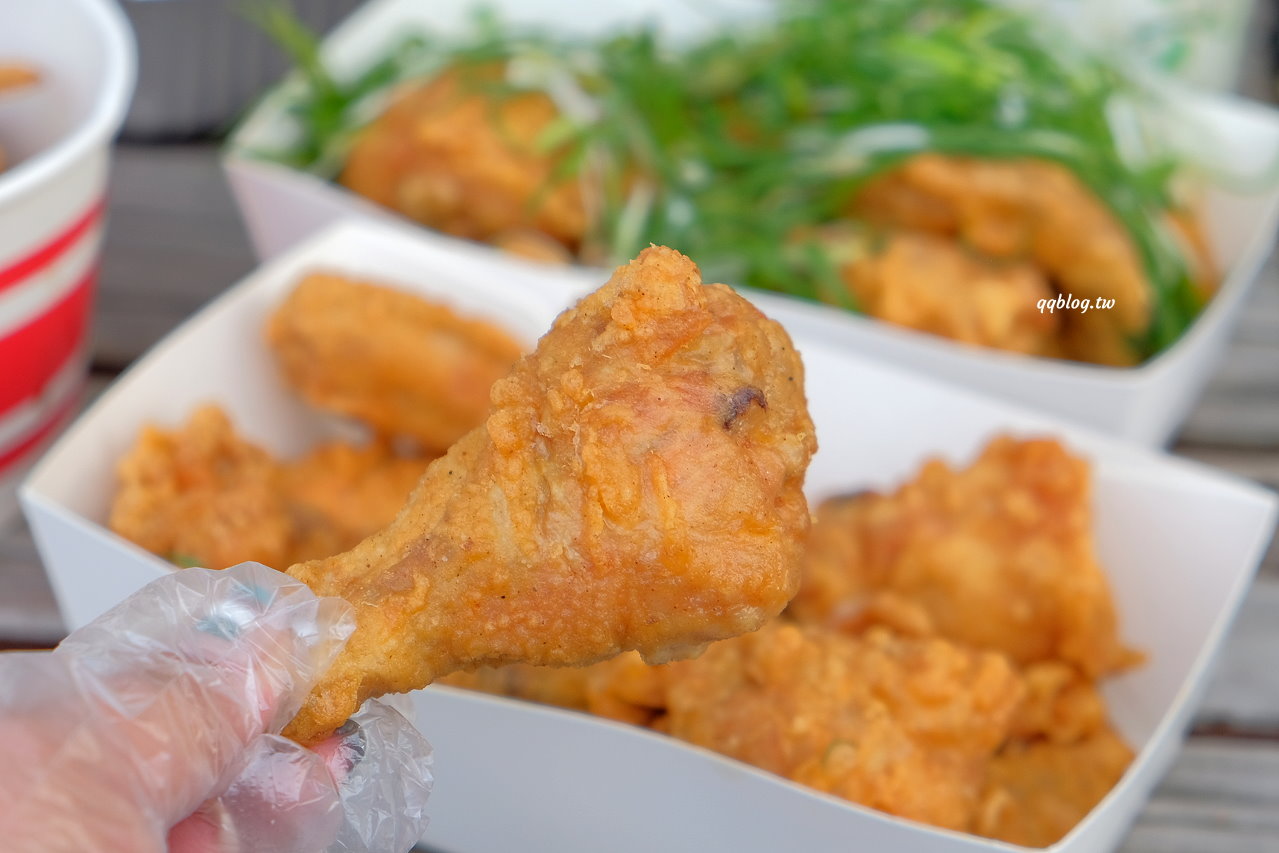 台中南屯︱起家雞韓式炸雞．好吃的韓式炸雞又一家，最愛頂級洋釀、哇樂和人氣青蔥 @QQ的懶骨頭